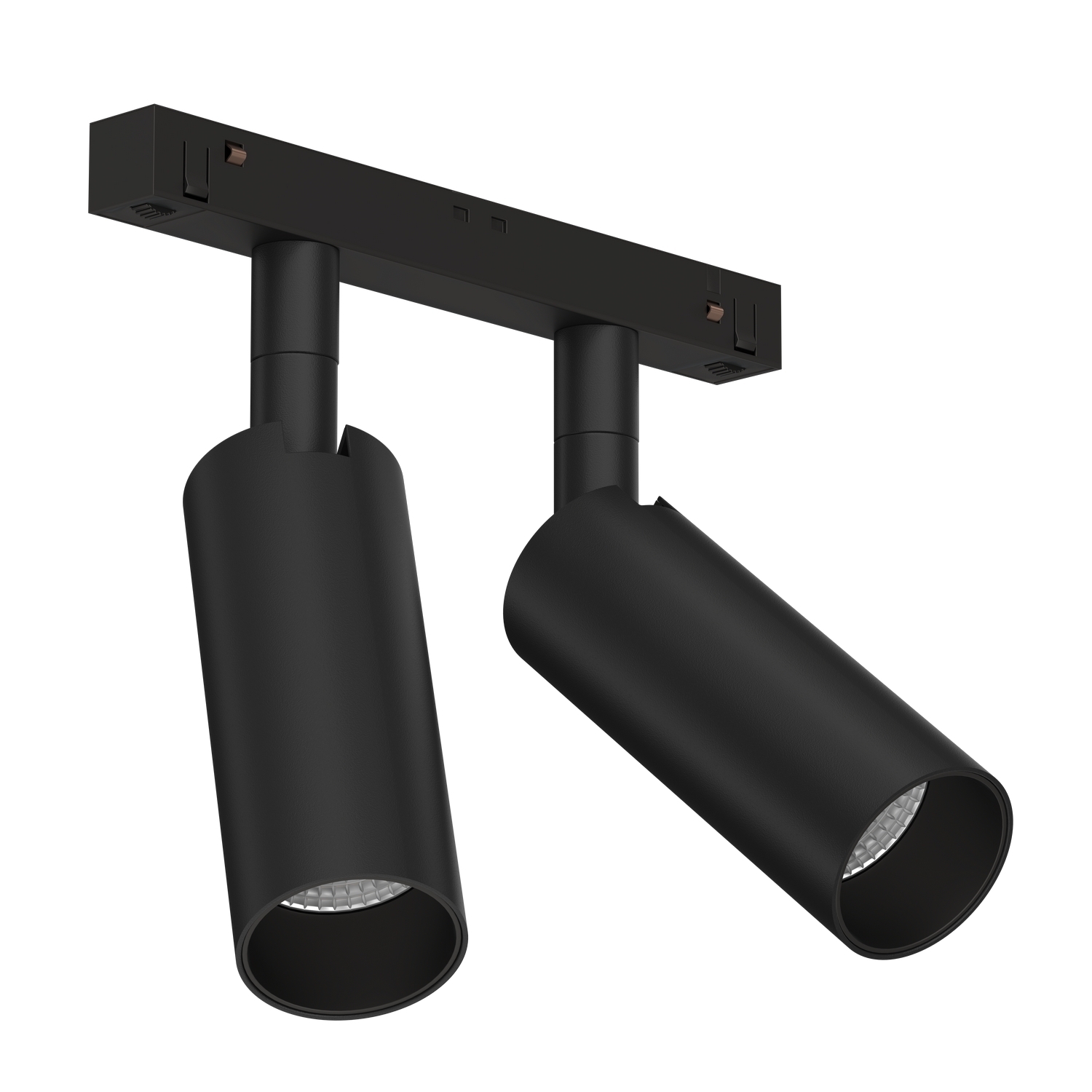 Светодиодный светильник для магнитной системы Ledron Sagi S40 Double Black 4000K