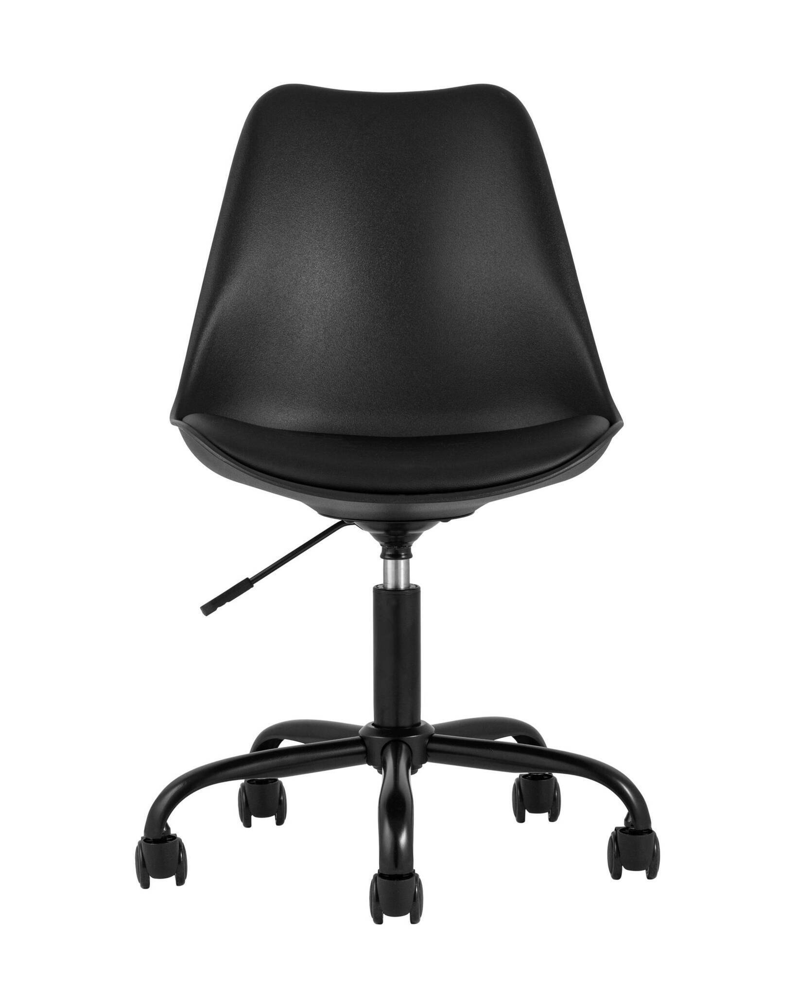 Стул офисный Blok пластиковый черный Stool Group