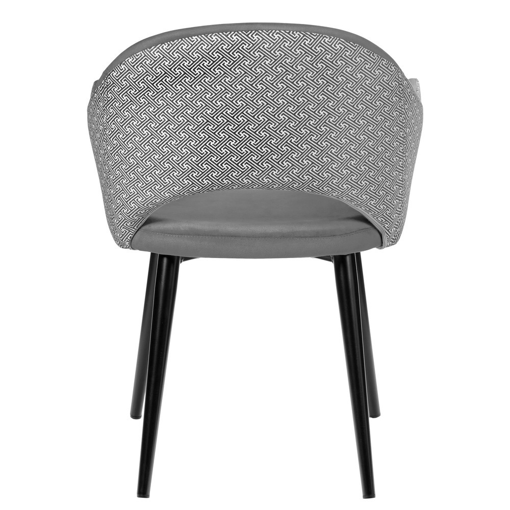 Стул Bruno серый с жаккардом Bradex Home RF 0198