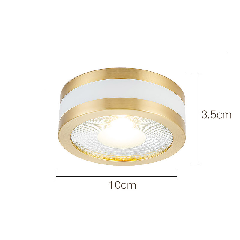 Точечный светильник MEUD D8 Black Brass 9W by ImperiumLoft