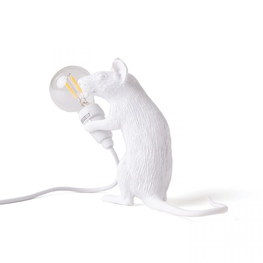 Настольная лампа Seletti Mouse Lamp Sitting USB 15221
