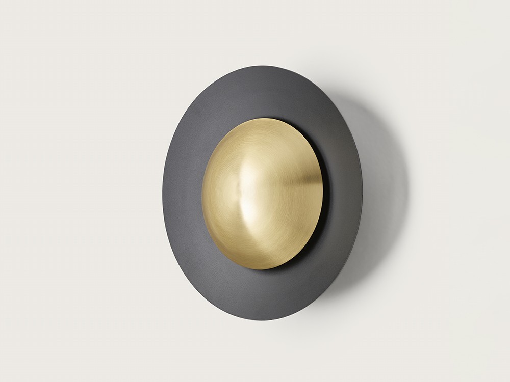 Бра Coss 60 cm черное + диффузор 40 cm латунь Aromas del Campo