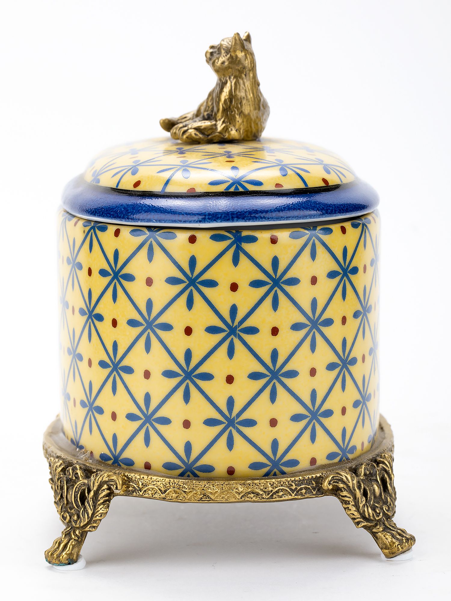 Шкатулка на ножках с кошечкой Glasar B788/HY2204