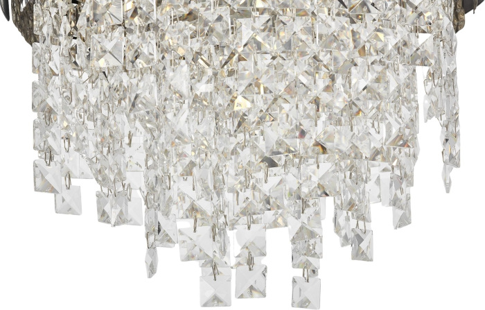 Подвесная люстра Lumina Deco LDP 7045-400 BK+CHR