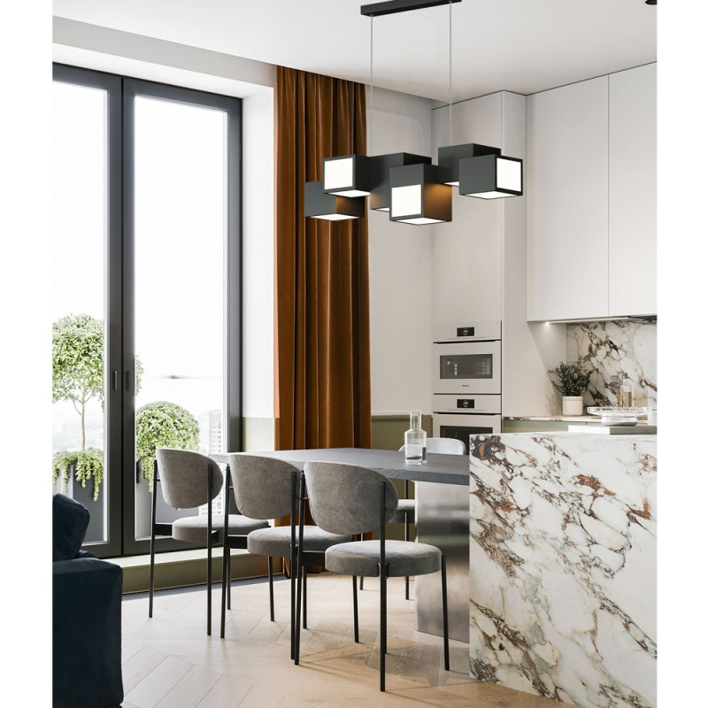 Подвесной светильник LED4U L7600-900 BK