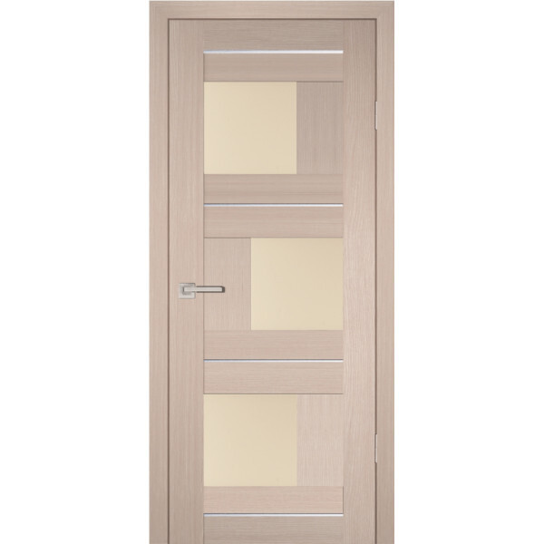 Межкомнатная дверь Graf PS-13 кремовый лакобель Капучино Мелинга (1900 х 550)