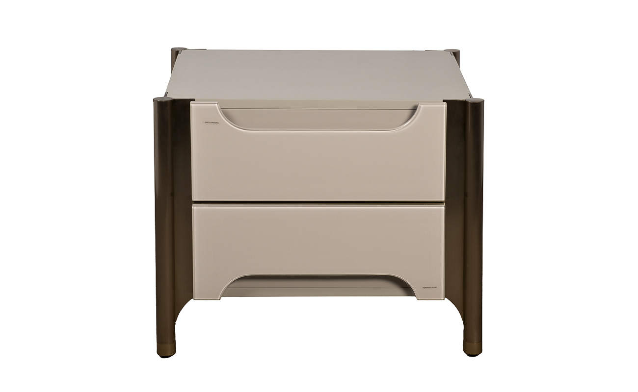 Тумбочка светлая с мя ящиками Garda Decor 77IP-GD011-T/1