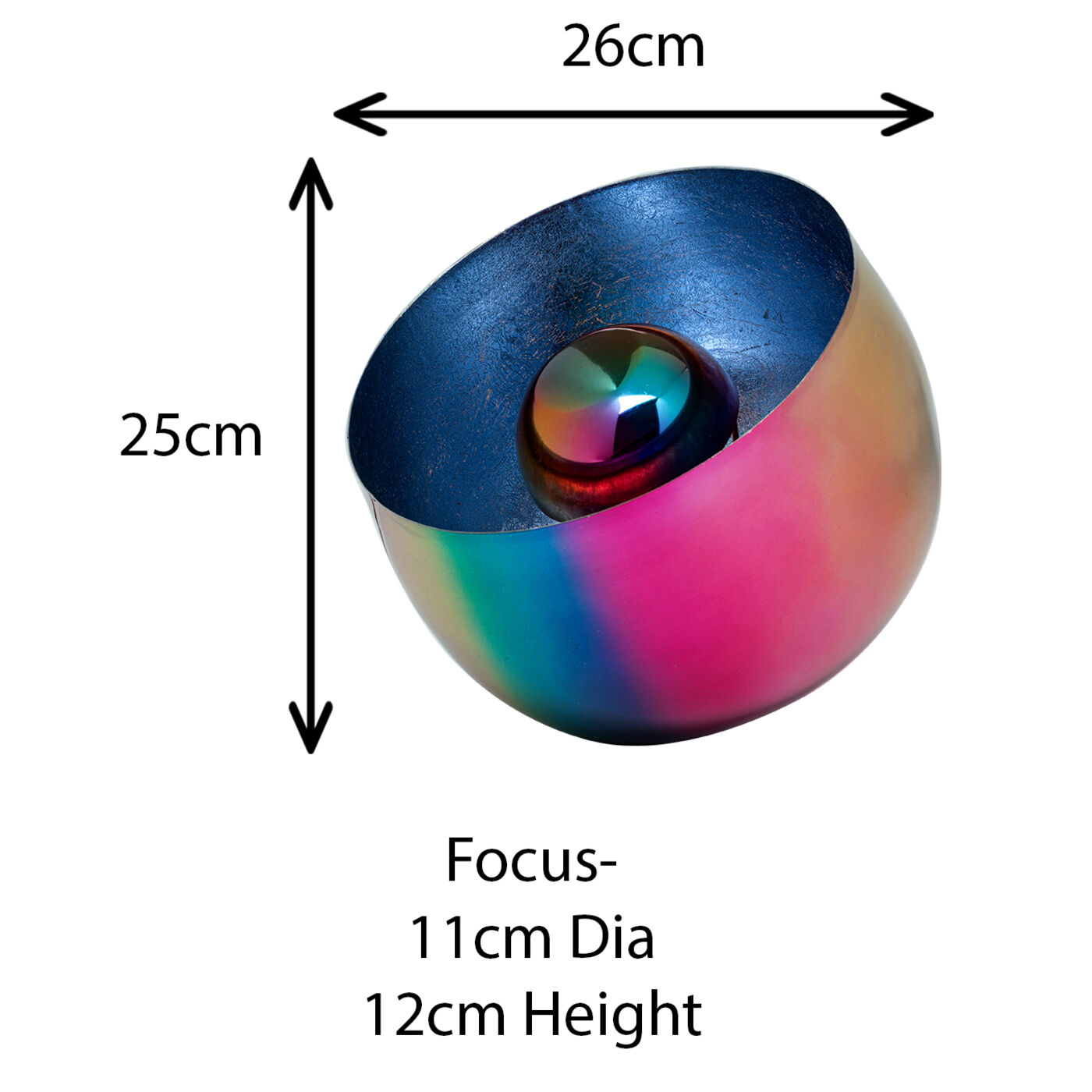 Светильник напольный Rainbow Blau Ø26cm KARE 57905