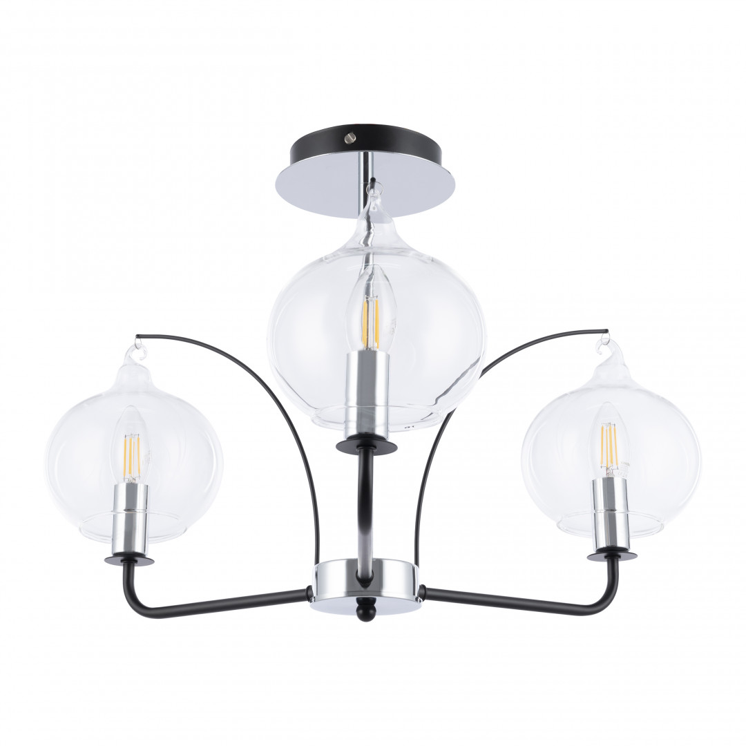 Люстра с плафонами 321007/3 BK.CR Arte Milano