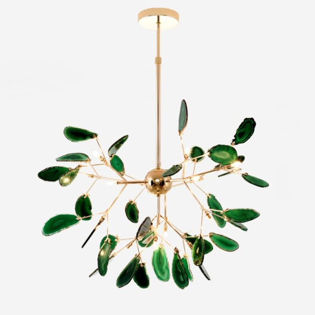 Подвесная люстра AGATE D76 Green by ImperiumLoft