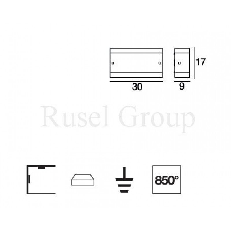 Настенный светильник Linea Light Mille LED 7850