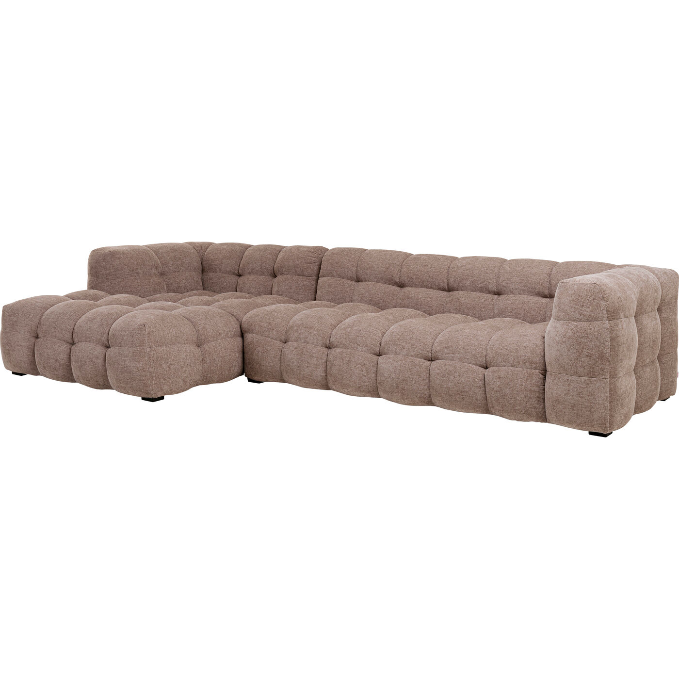 Диван угловой левосторонний Salamanca Light Brown Left 320cm KARE 70638