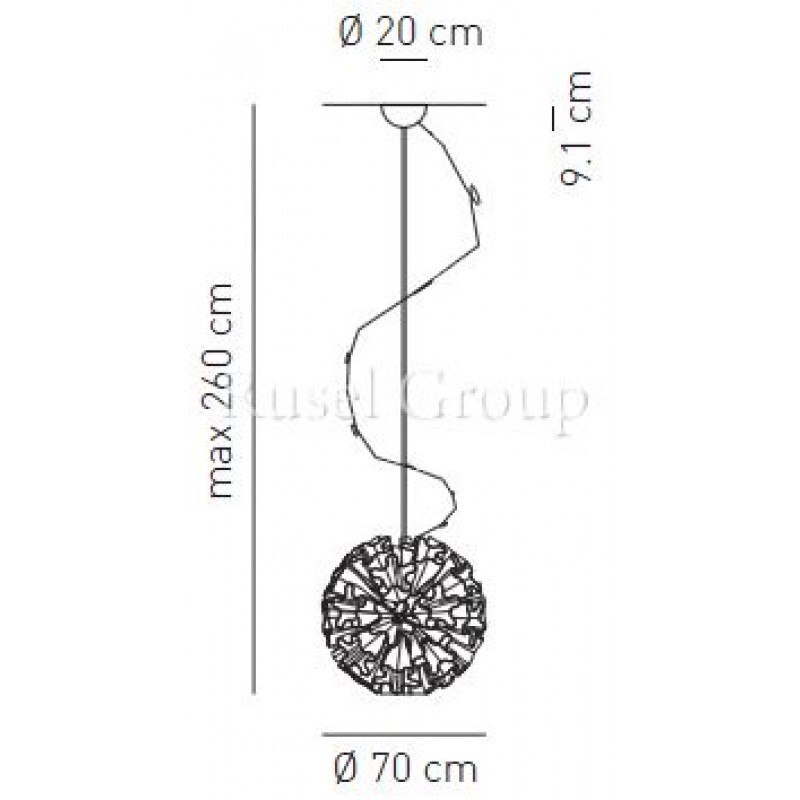 Подвесной светильник Axo Light BLUM SP 31
