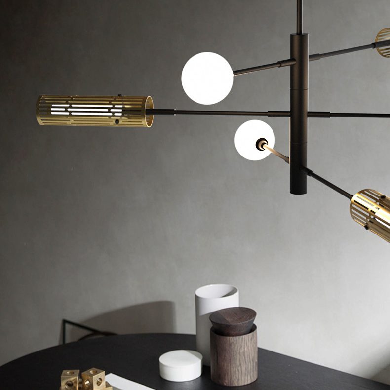Люстра на штанге SWAY D116 6 lamps by ImperiumLoft