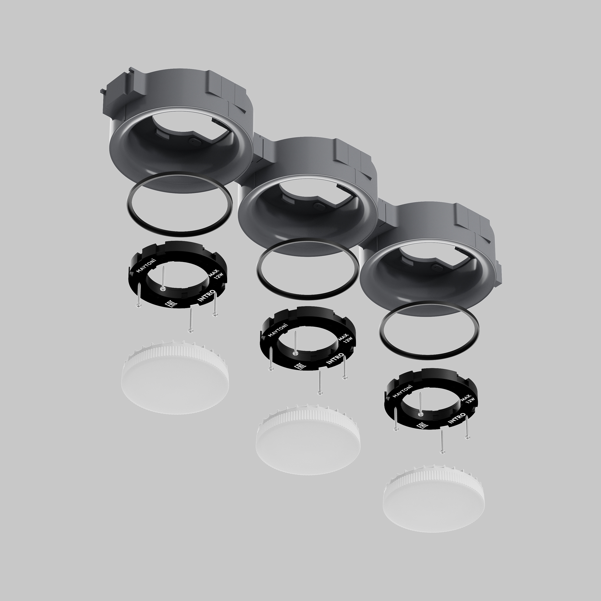 Встраиваемый светильник Technical DL019-GX53-B