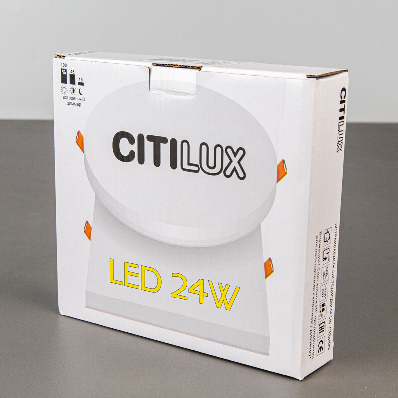Встраиваемый светильник Citilux CLD52K24N
