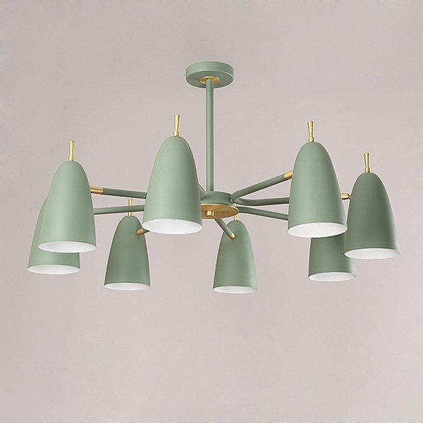 Люстра на штанге PINNACLE D86 Green by ImperiumLoft