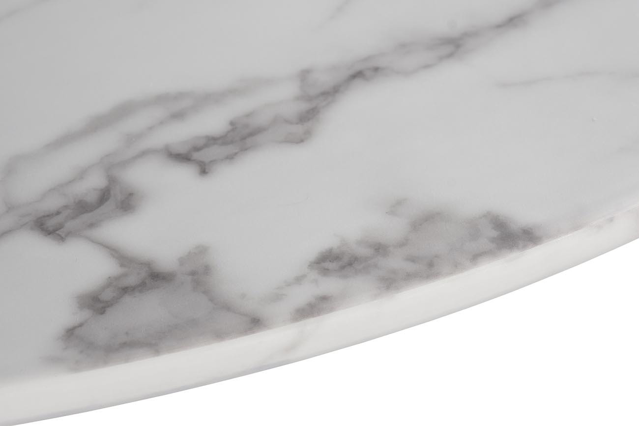 Стол обеденный круглый белый Garda Decor 33FS-DT120-WH