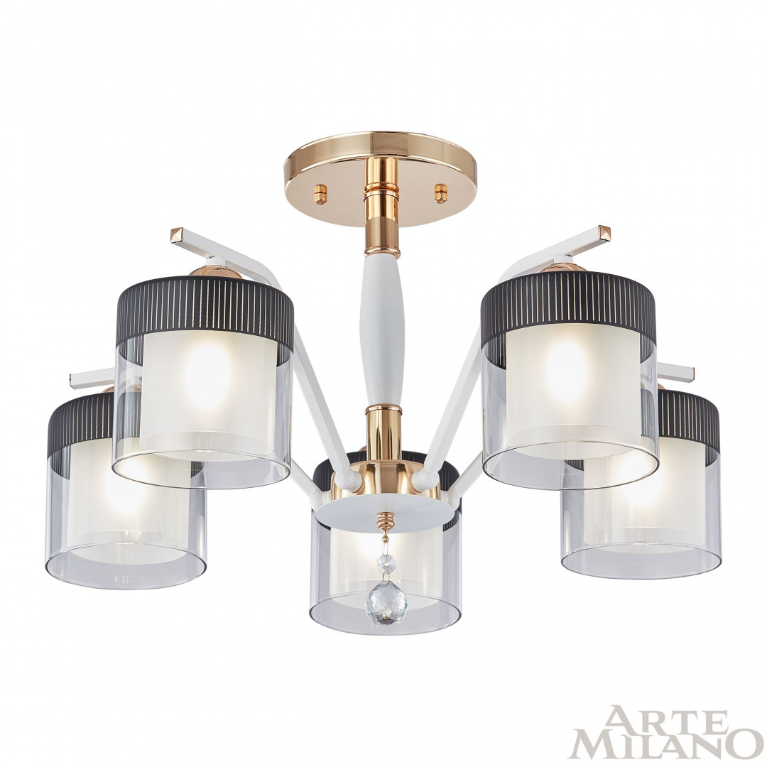 Люстра потолочная с плафонами 332646/5 FGD+WT Arte Milano