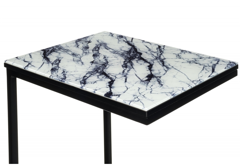 Журнальный стол Woodville Геркулес белый мрамор 368681