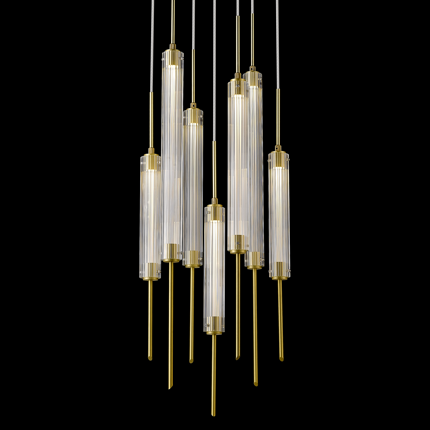 Подвесной светильник Delight Collection P98041-7 brass