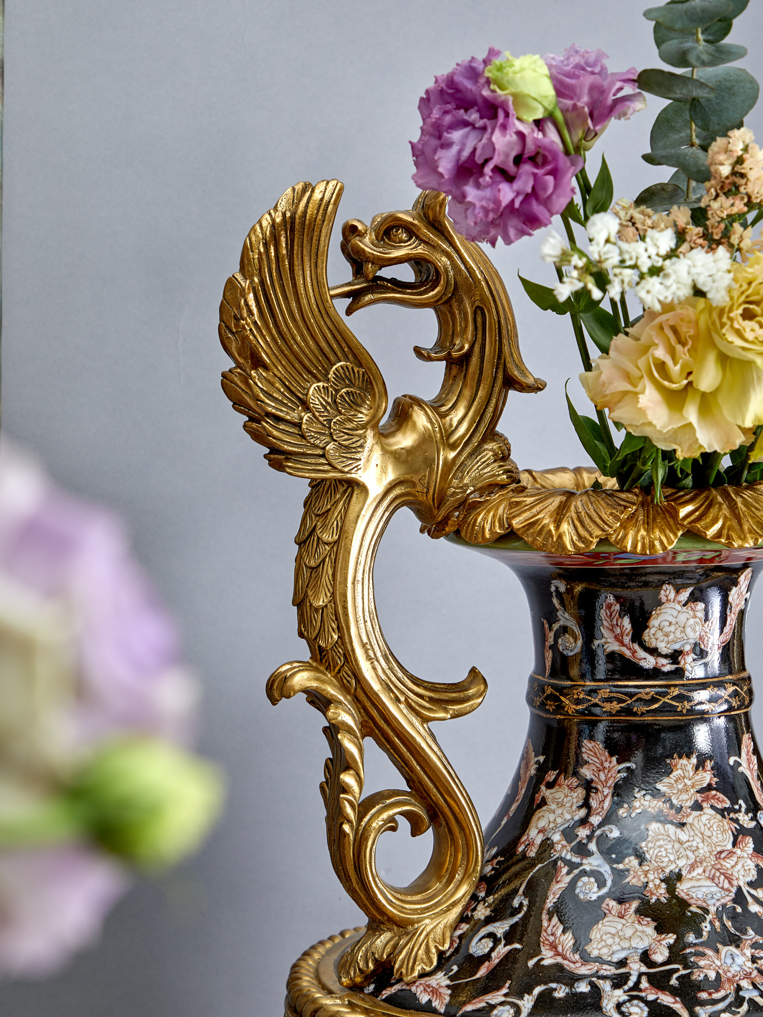 Ваза с ручками Glasar A483EC/HBK2108