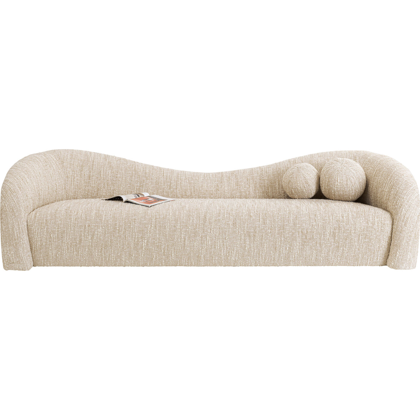 Диван 3-х местный Livia Melange Cream 261cm KARE 88034