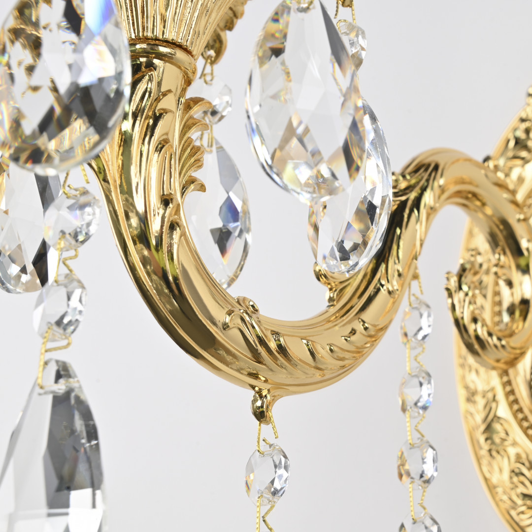 Бра с хрустальными подвесками AL7901B10/1/175 B G Bohemia Ivele Crystal