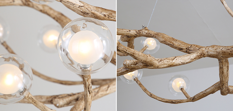 Люстра ветвь дерева Tree branch chandelier vintage by ImperiumLoft