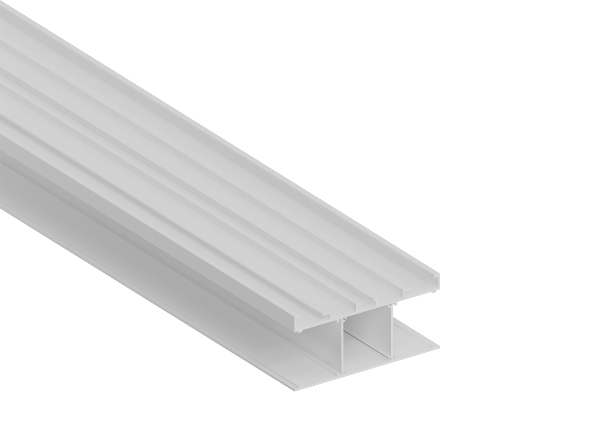 Накладной двусторонний алюминиевый профиль Donolux DN18520RAL9003