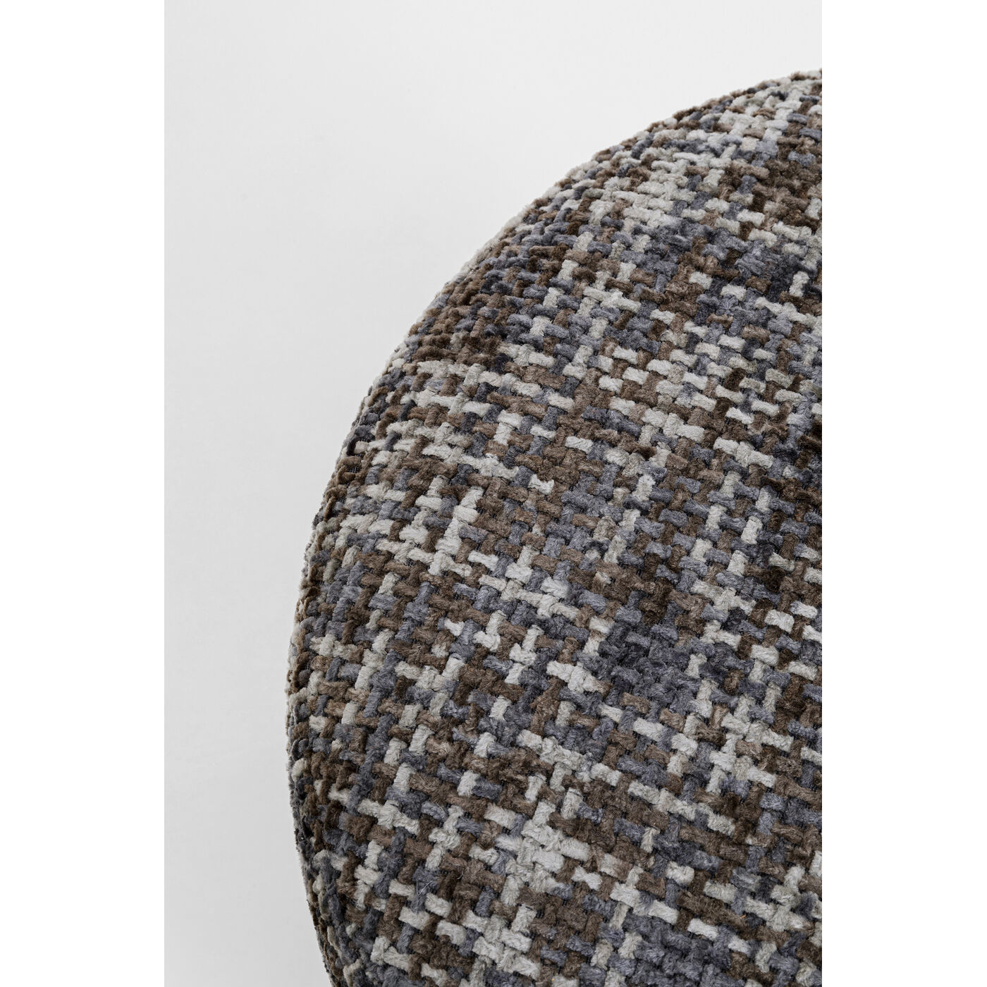 Пуф Cherry Dining Silber Dark Grey Ø39cm KARE 70536