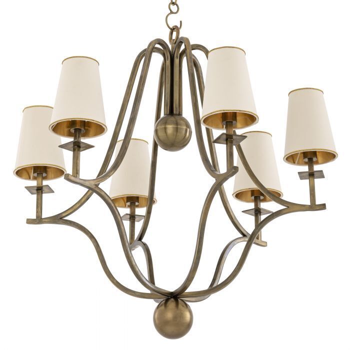 Люстра Eichholtz Valentina vintage brass finish 114189