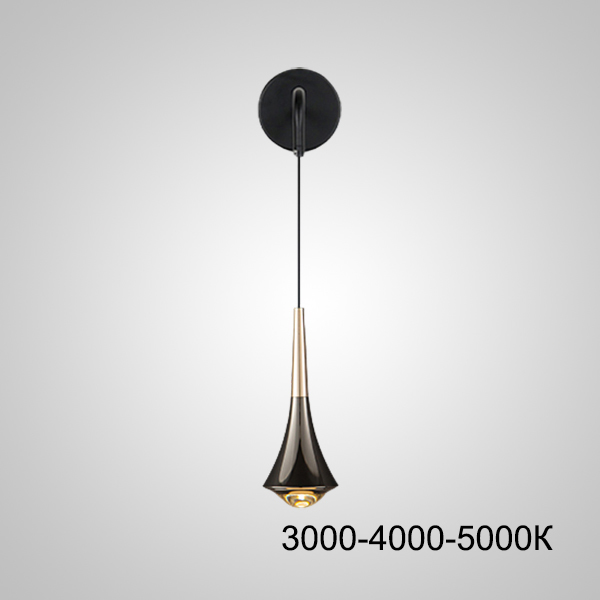 Настенный светильник CAI WALL Black Трехцветный свет by ImperiumLoft