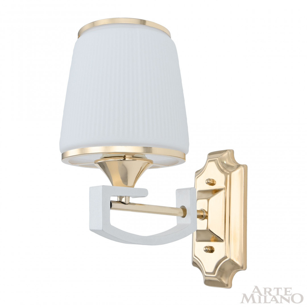 Бра с плафоном 302457/1W Wh/Gd Arte Milano
