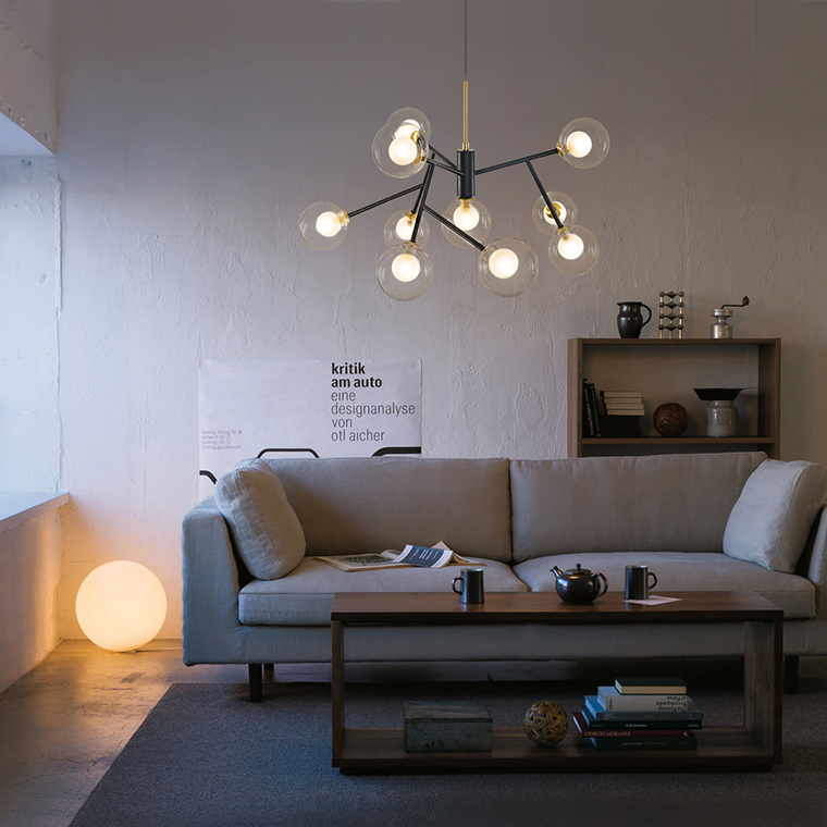 Подвесная люстра PEARL L10 Grey by ImperiumLoft