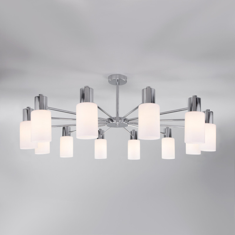 Люстра на штанге Eurosvet 70160/12 хром Smart