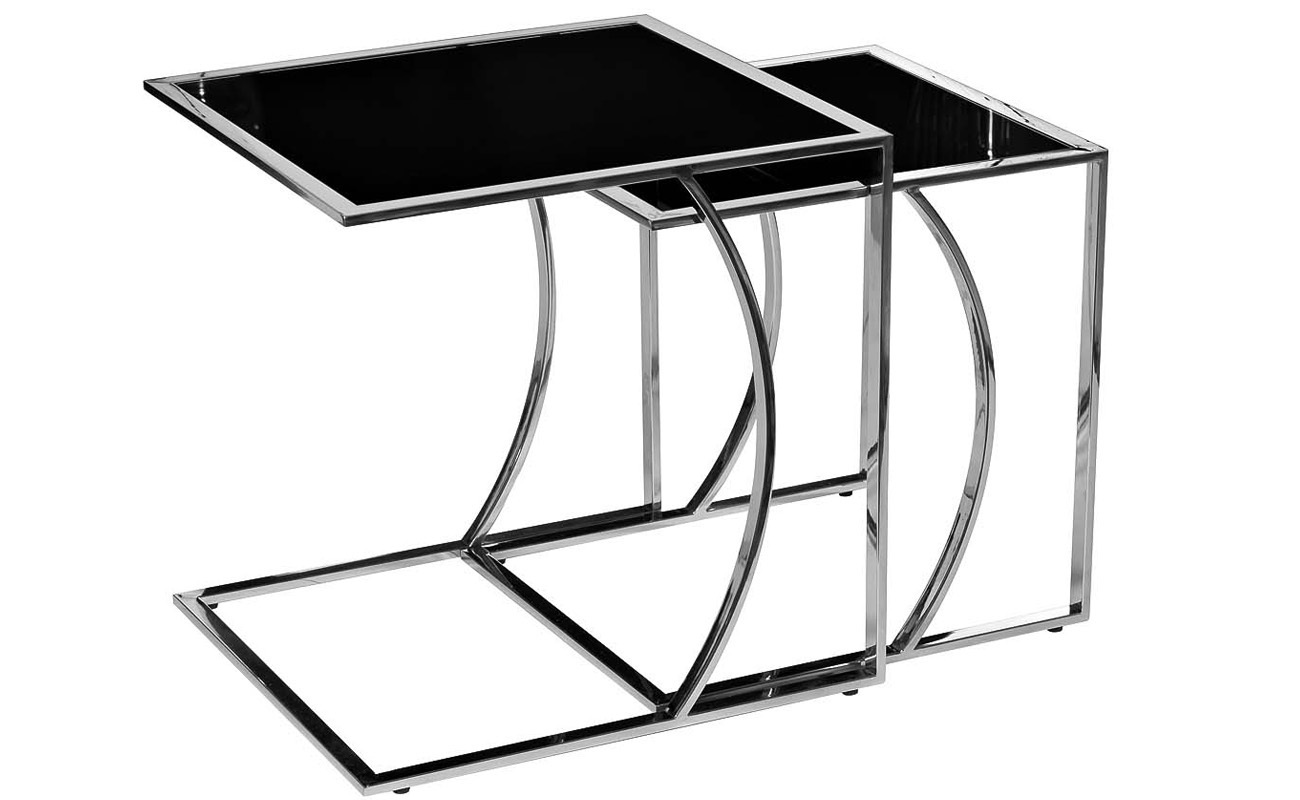 Стол журнальный Garda Decor 13RXNT5076L-SILVER