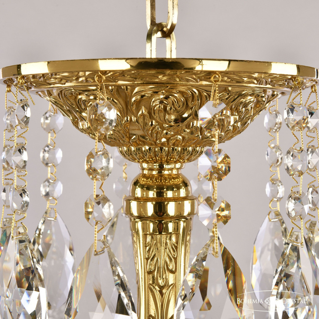 Люстра бронзовая с хрусталём 71102/10/250 B G