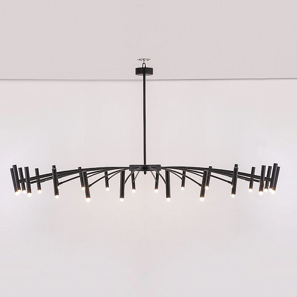 Люстра POP P40 Chandelier 24 lamps D180 Mod.B Black by ImperiumLoft