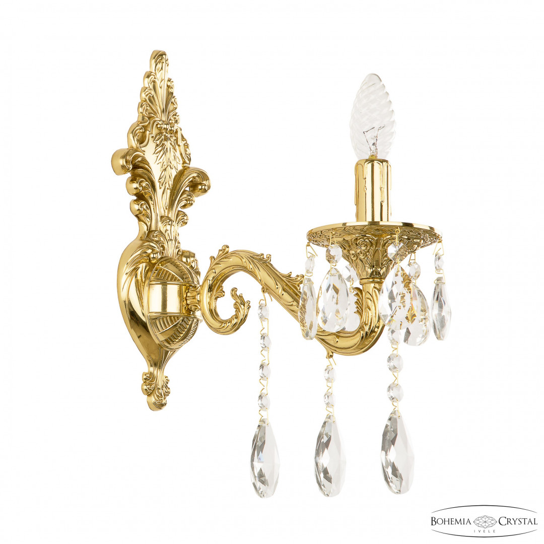 Бра бронзовые с хрусталём 7102B14/1/175 A G