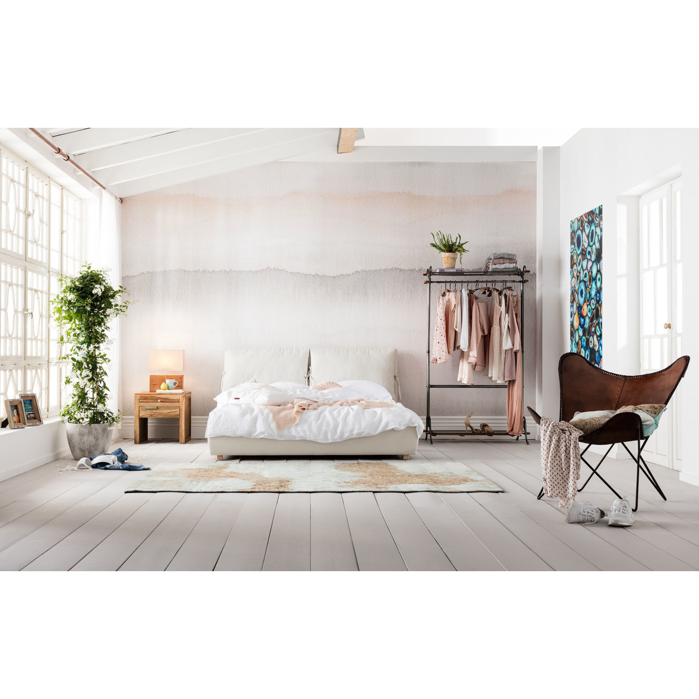 Лампа настольная Wood 31798 KARE