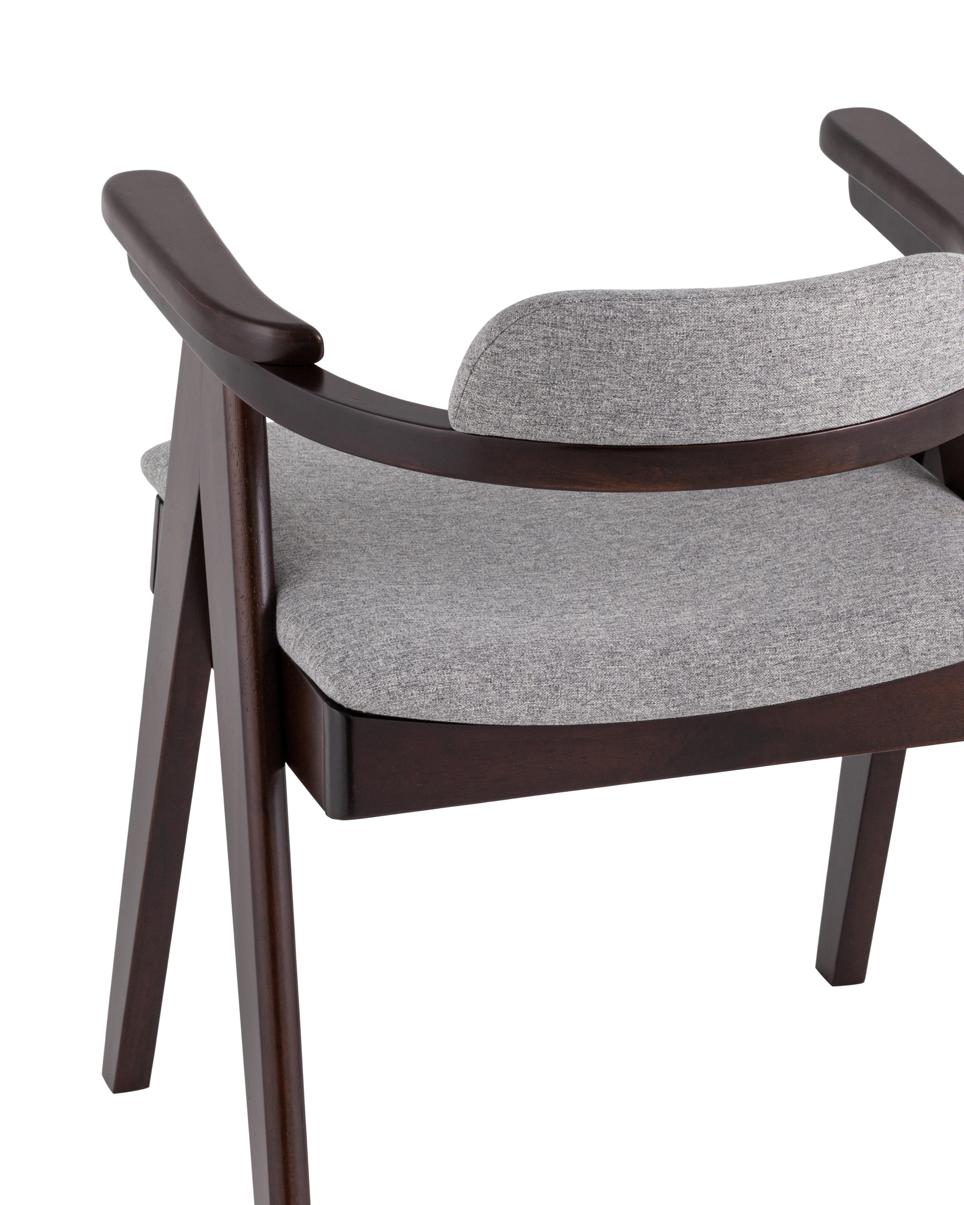Стул обеденный OLAV NEW массив гевеи серое Stool Group