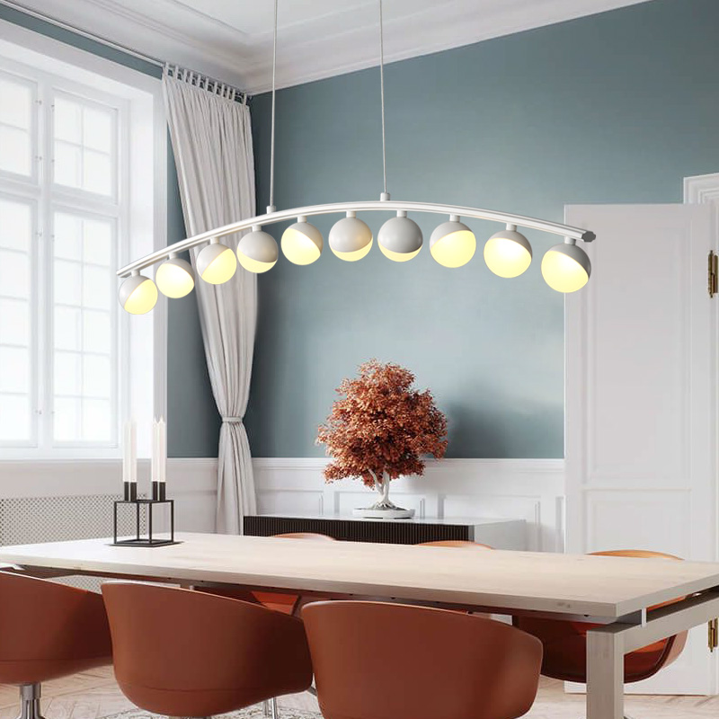 Подвесной реечный светильник CHOIR L8 Brown by ImperiumLoft