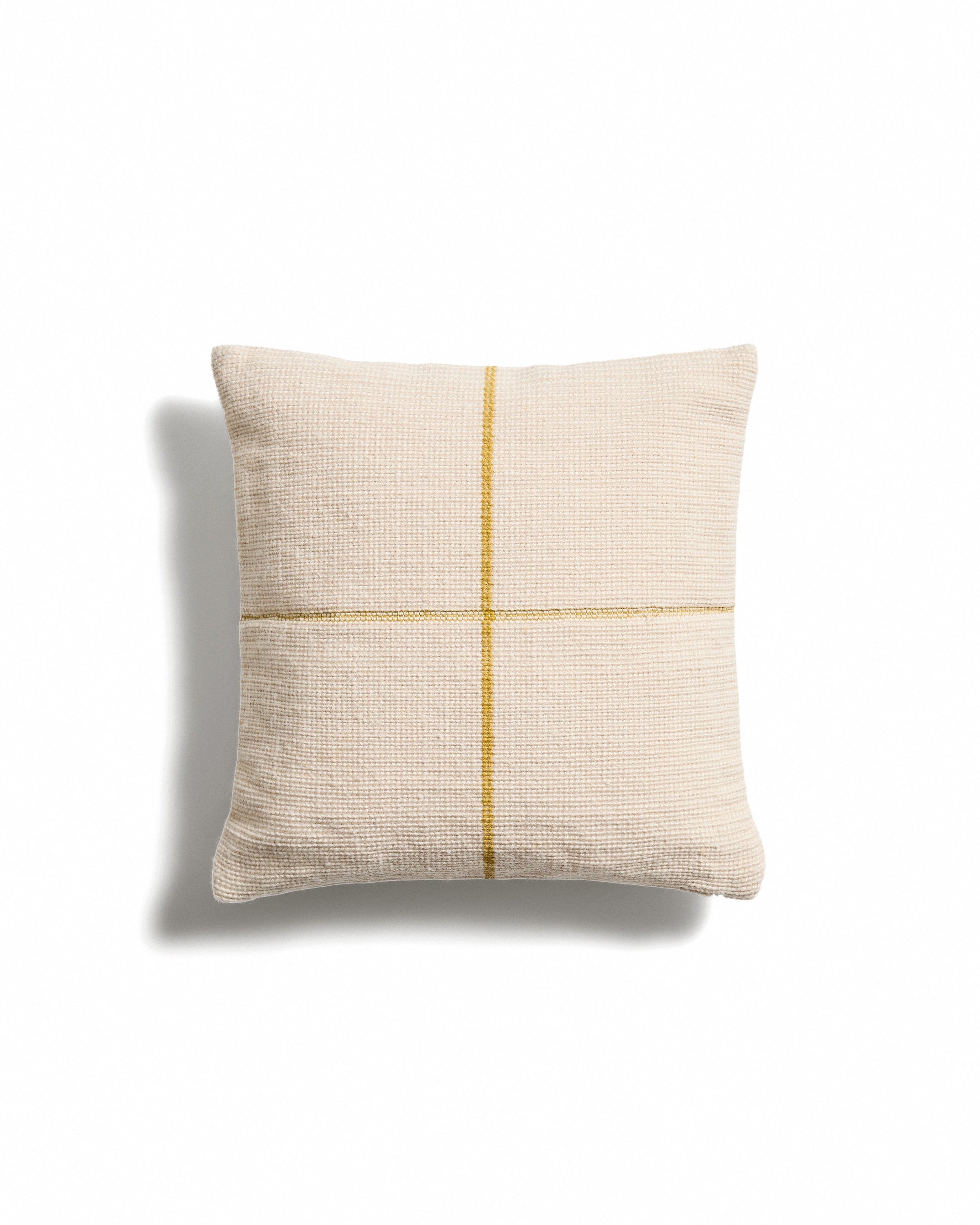 Чехол для подушки Atima с полосками желтого цвета, жаккардовый, 100% ПЭТ, 45 x 45 см La Forma 481369