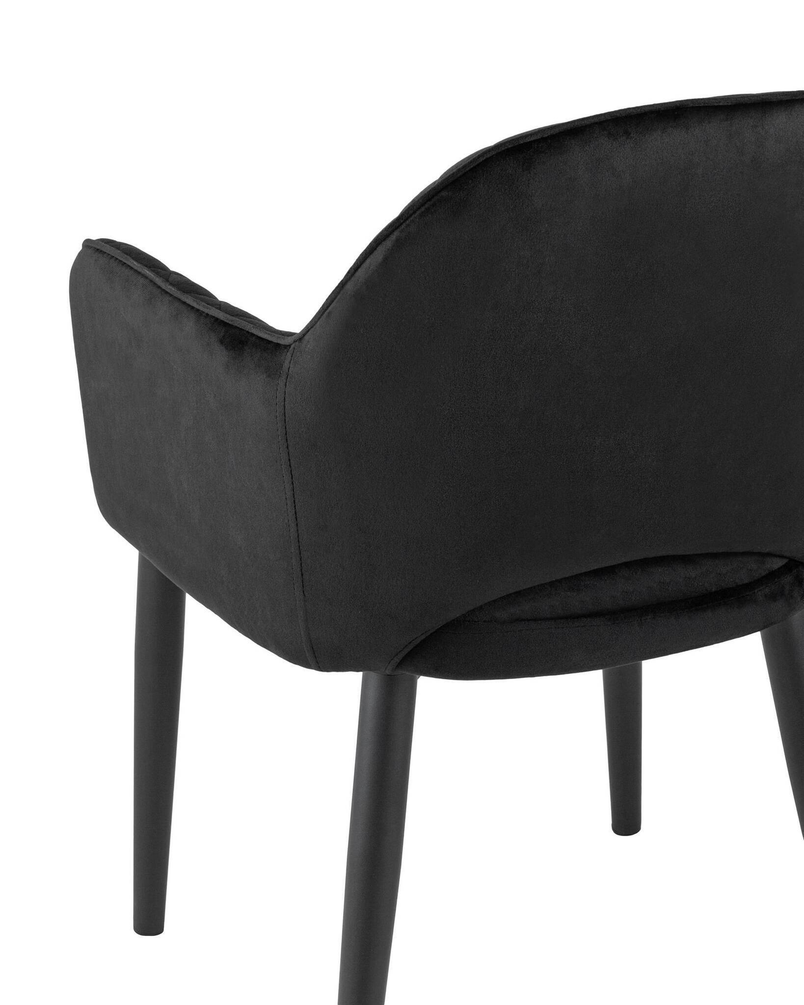 Стул Венера диамант велюр черный Stool Group