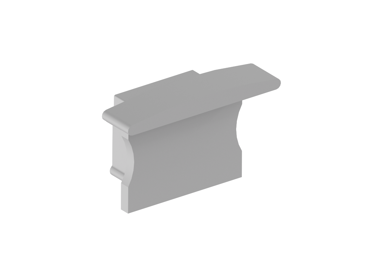 Боковая глухая заглушка для профиля Donolux DNCAP18501Grey