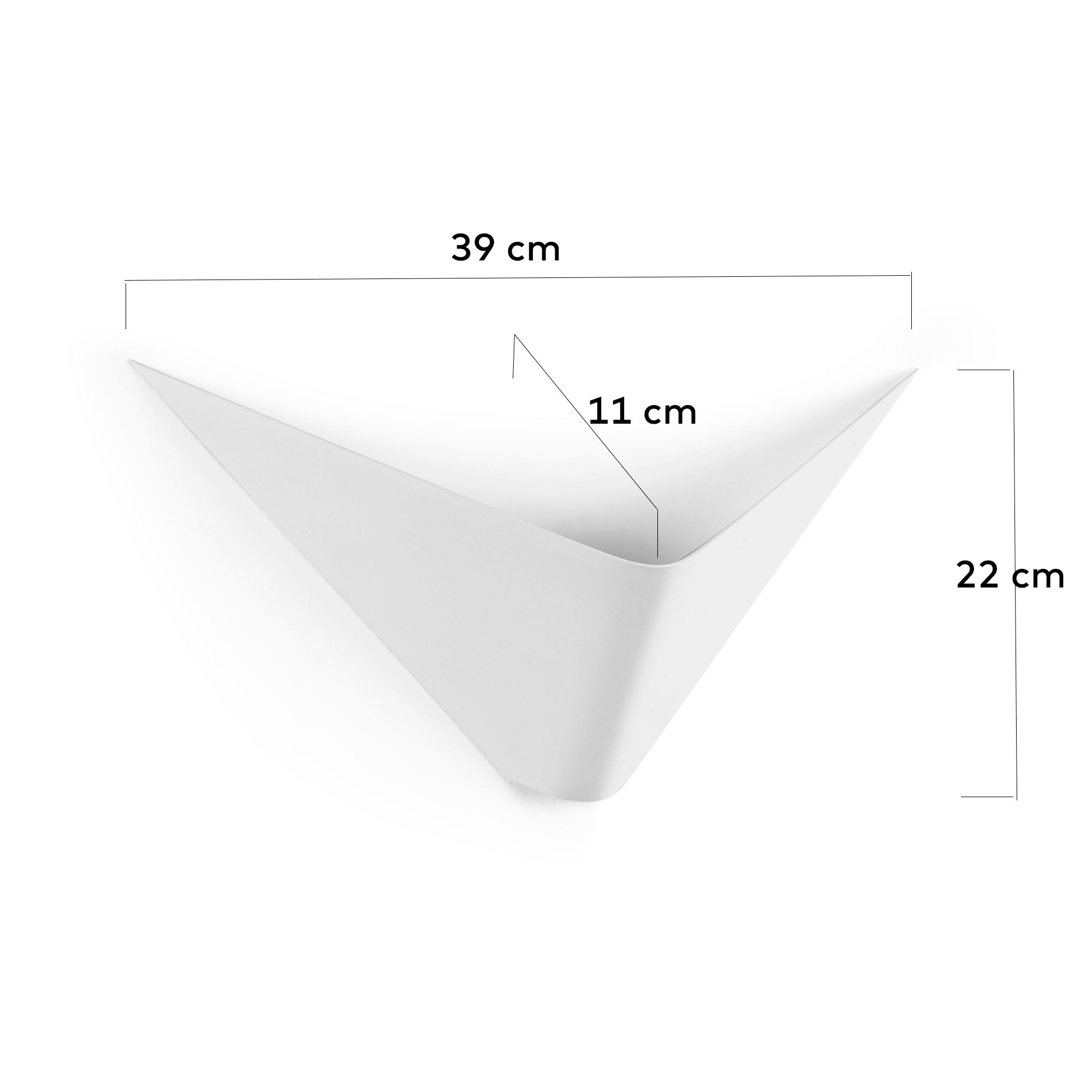 Настенный светильник Ginebra белый La Forma (ex Julia Grup)