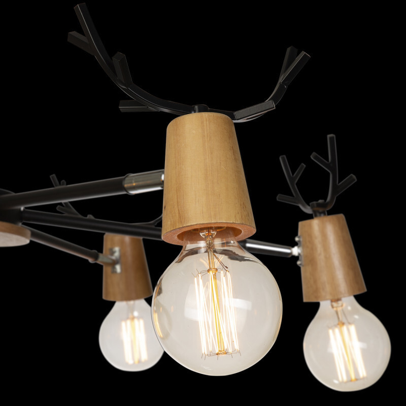 Люстра на штанге LOFT IT 10024/6 Black