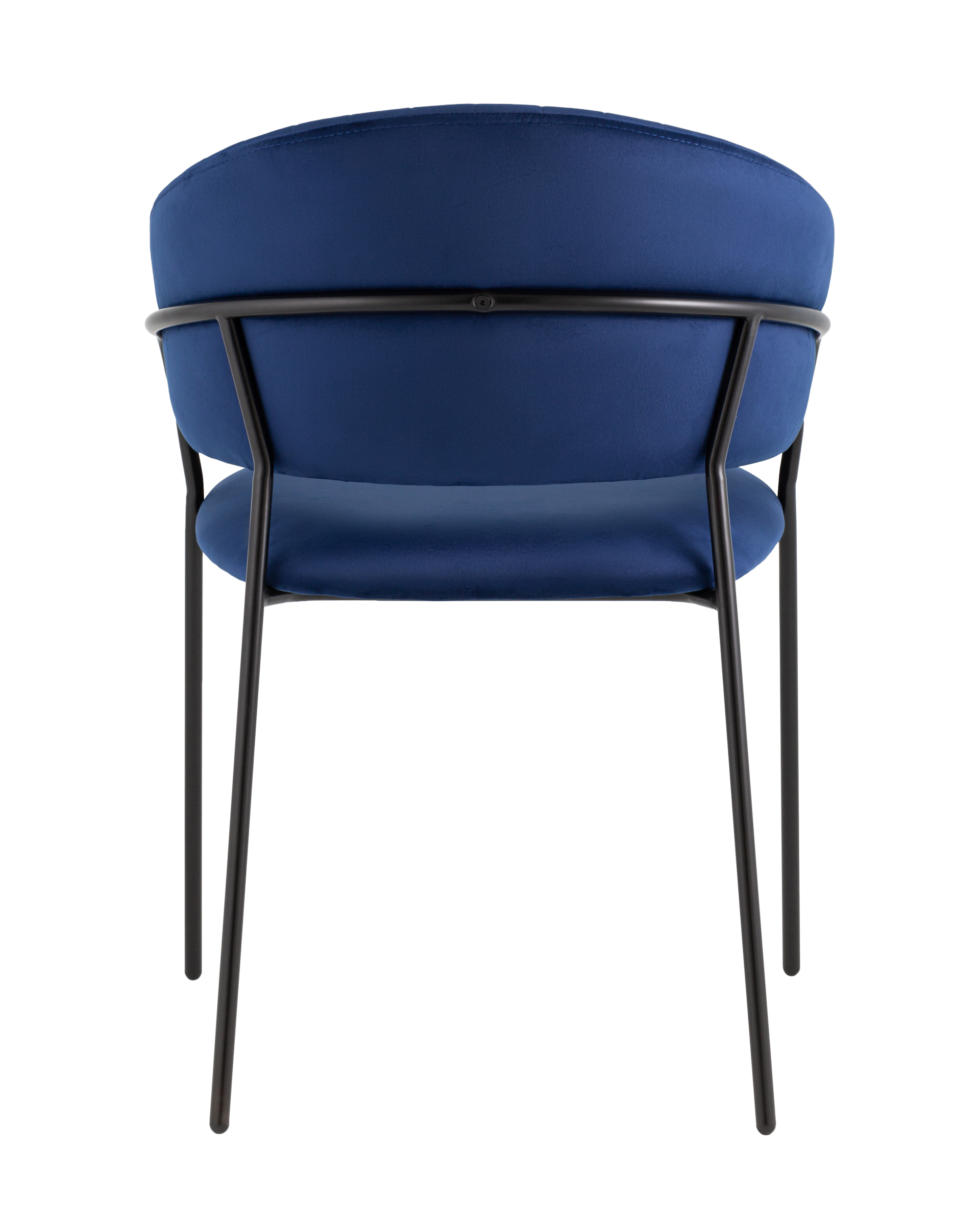 Стул Бруно велюр синий Stool Group