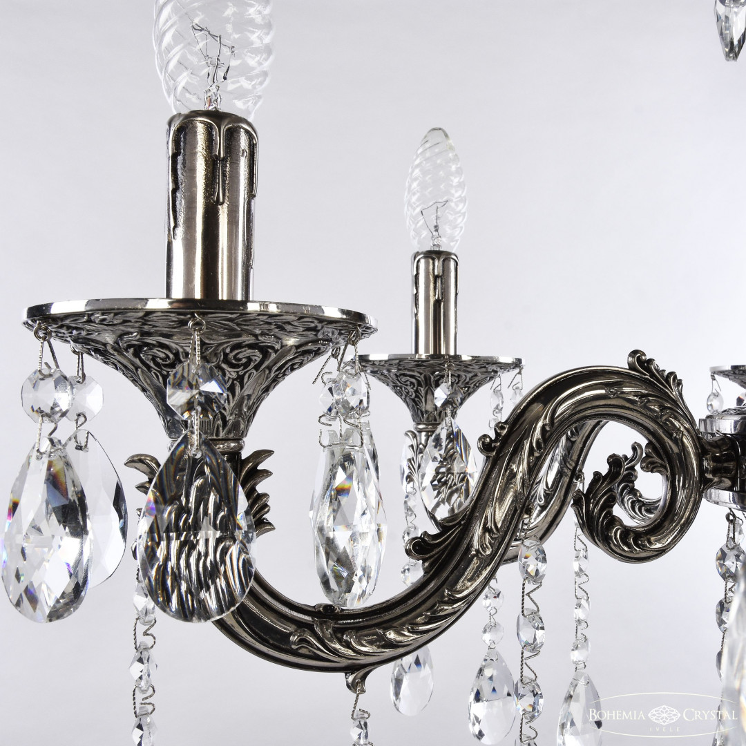 Люстра бронзовая с хрусталём 71101/6/175 B NB